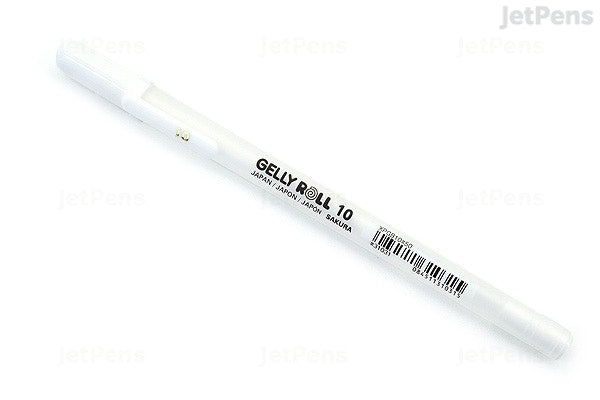 Sakura White Basic Gelly Roll (bold - size 10)