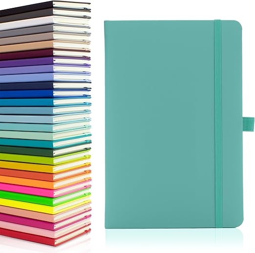 Paperiora Notes London Eco A5 Hardback Notebook – Lined, Dark Grey