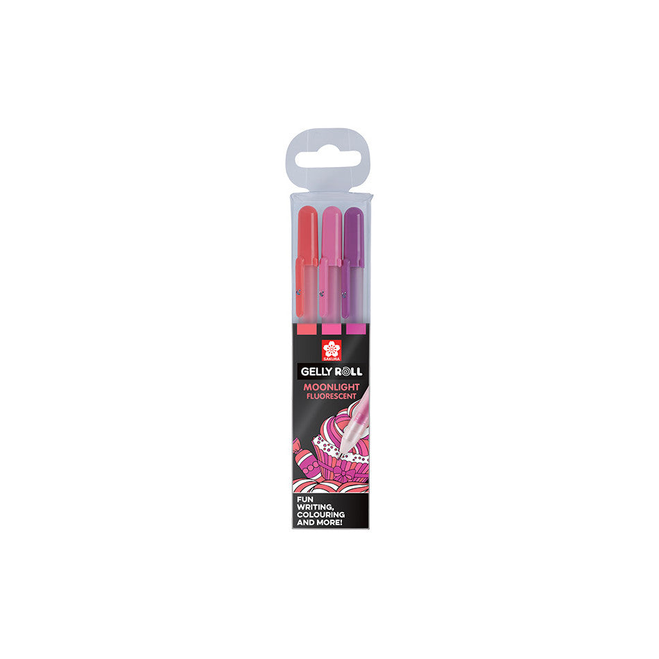 Sakura Moonlight Fluorescent Gelly Rolls 3-pack (various)