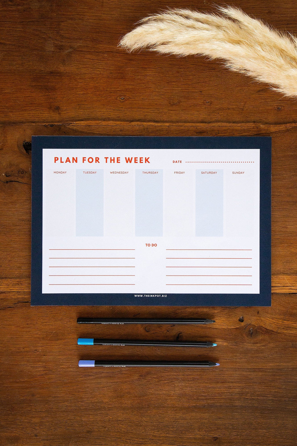 A4 Weekly Planner Pad